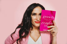  Growth Doesn't Happen in Comfort -  Inspirational Notebook