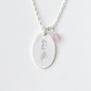 Stone of Love Necklace / Rose Quartz & Silver