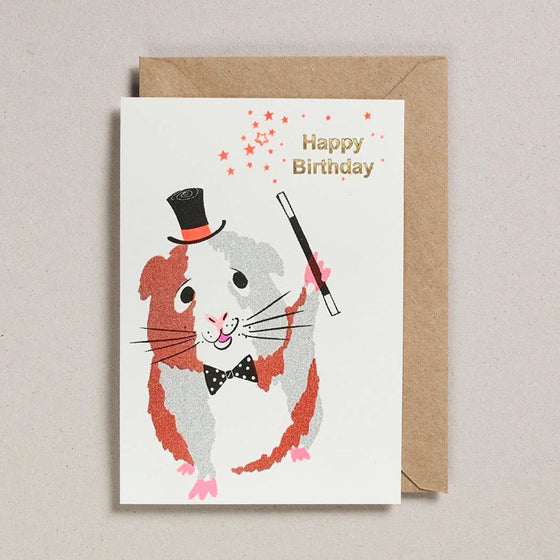 Confetti Pets Cards - Happy Birthday Guinea Pig