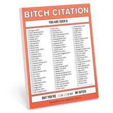  Bitch Citation Nifty Notes by Knock Knock