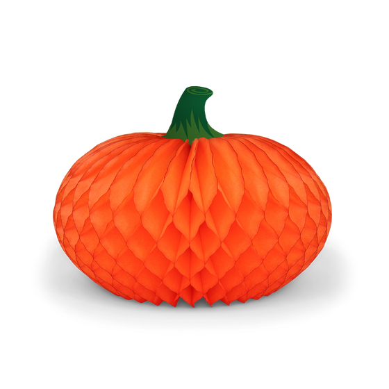 Halloween* Honeycomb Pumpkin 35cm Orange