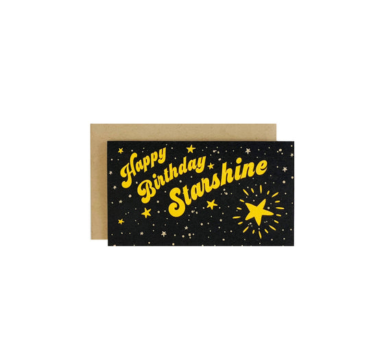 Happy Birthday Starshine Mini Card