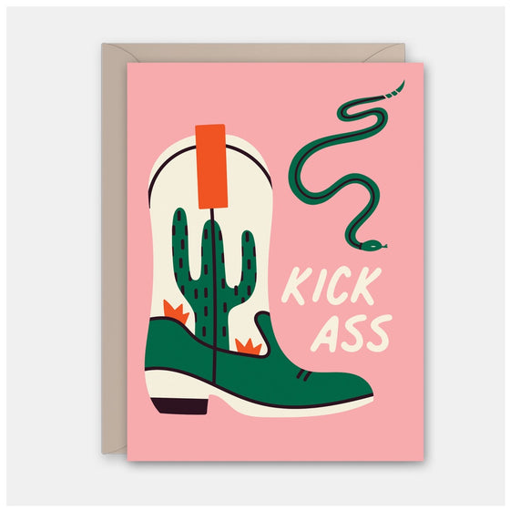 Kick Ass Encouragement Card