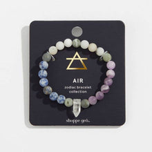  Zodiac Crystal Bead Bracelet Collection: Air