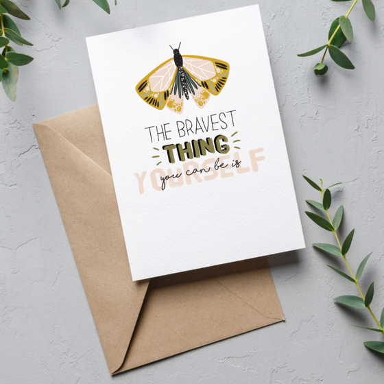 THE BRAVEST THING CARD
