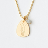 Stone of Courage Necklace / Amazonite & Gold