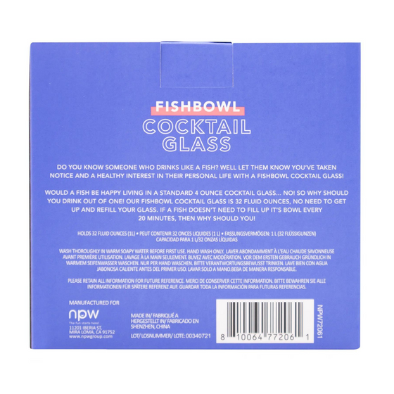 Fishbowl Cocktail Glass
