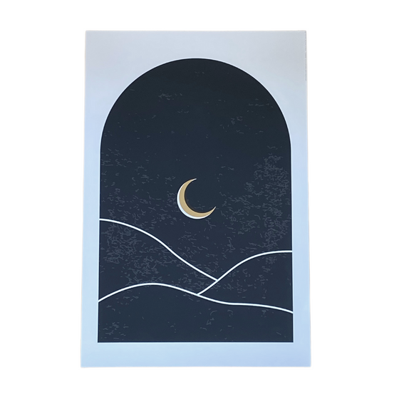 Moon Arch Art Print