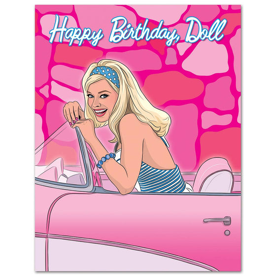 Happy Birthday, Doll Card