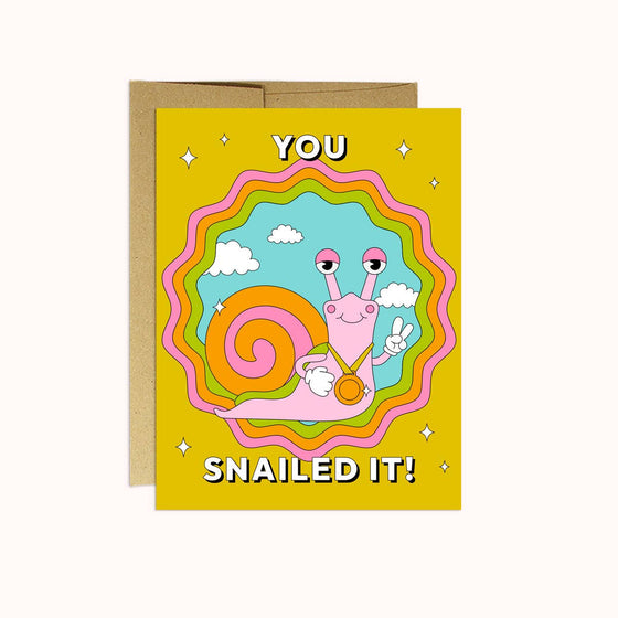 Snailed It! | Encouragement Card