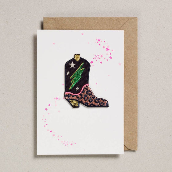 Patch Card - Cowboy Boot