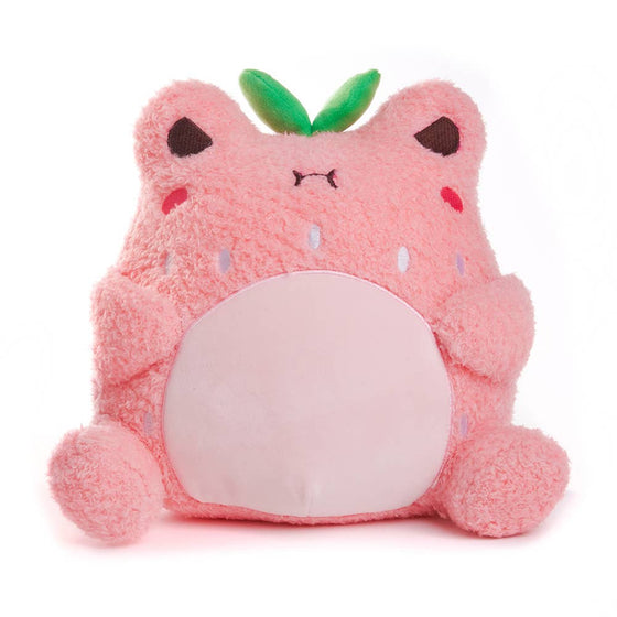 Strawberry Wawa Kawaii Pink Frog Plushie