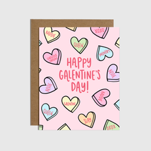  Galentine's Day Hearts Card