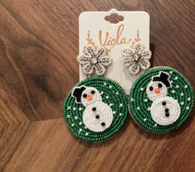  Snowman earrings