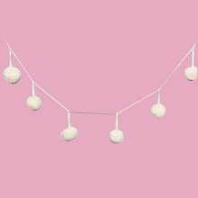  Cream  Wool Pompom garland