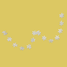  Felt Snowflake garland